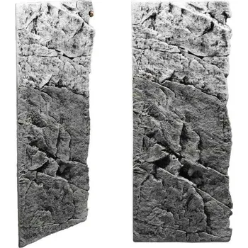 Dekorace do akvária BACK TO NATURE Slimline Basalt/Gray 50C, 20x45 cm