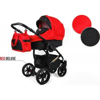 Kočárek Kombinovaný kočárek Raf-Pol Baby Lux Miracle ALU 2022 Red Deluxe