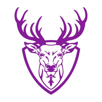 Samolepící dekorace Jelen trofej 002 (14 - fialová) SAMOLEPKA NA AUTO, NÁLEPKA, FÓLIE, POLEP, TUNING, VLASTNÍ TEXT, TISK, AUTOSAMOLEPKY.cz, POLEPY, OBRÁZEK, LOGO, 3D STICKERS