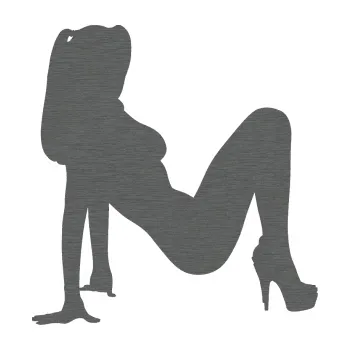 Polep vozidla Erotická žena 040 pravá (62 - škrábaný titan) SAMOLEPKA NA AUTO, NÁLEPKA, FÓLIE, POLEP, TUNING, VLASTNÍ TEXT, TISK, AUTOSAMOLEPKY.cz, POLEPY, OBRÁZEK, LOGO, 3D STICKERS