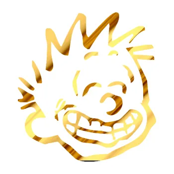 Samolepicí dekorace na vozidlo Boy s úsměvem pravá (81 - chrom fólie zlatá zrcadlová) SAMOLEPKA NA AUTO, NÁLEPKA, FÓLIE, POLEP, TUNING, VLASTNÍ TEXT, TISK, AUTOSAMOLEPKY.cz, POLEPY, OBRÁZEK, LOGO, 3D STICKERS