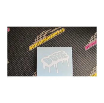 Polep vozidla SAMOLEPKA Dope (10 - červená) NA AUTO, NÁLEPKA, FÓLIE, POLEP, TUNING, VLASTNÍ TEXT, TISK, AUTOSAMOLEPKY.cz, POLEPY, OBRÁZEK, LOGO, SAMOLEPKY