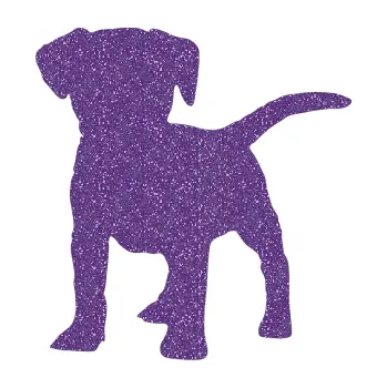 Polep vozidla SAMOLEPKA Pes 056 levá štěně (87 - Ultra Metalic fialová) NA AUTO, NÁLEPKA, FÓLIE, POLEP, TUNING, VLASTNÍ TEXT, TISK, AUTOSAMOLEPKY.cz, POLEPY, OBRÁZEK, LOGO, SAMOLEPKY