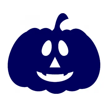 Samolepící dekorace Halloween 017 pravá dýně (23 - tmavě modrá) SAMOLEPKA NA AUTO, NÁLEPKA, FÓLIE, POLEP, TUNING, VLASTNÍ TEXT, TISK, AUTOSAMOLEPKY.cz, POLEPY, OBRÁZEK, LOGO, 3D STICKERS