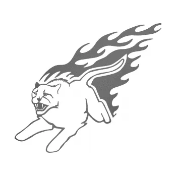 Samolepicí dekorace na vozidlo Animal flames 096 levá puma (41 - grafitová metalíza) SAMOLEPKA NA AUTO, NÁLEPKA, FÓLIE, POLEP, TUNING, VLASTNÍ TEXT, TISK, AUTOSAMOLEPKY.cz, POLEPY, OBRÁZEK, LOGO, 3D STICKERS