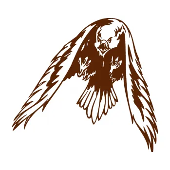 Samolepicí dekorace na vozidlo Predators 055 levá (15 - hnědá) SAMOLEPKA NA AUTO, NÁLEPKA, FÓLIE, POLEP, TUNING, VLASTNÍ TEXT, TISK, AUTOSAMOLEPKY.cz, POLEPY, OBRÁZEK, LOGO, 3D STICKERS