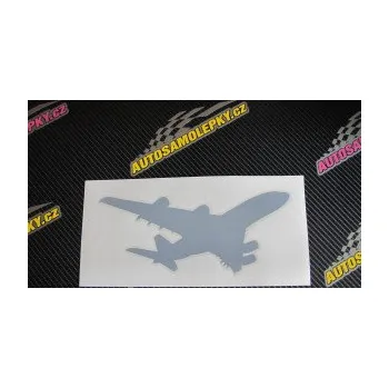 Polep vozidla SAMOLEPKA Letadlo 002 pravá (10 - červená) NA AUTO, NÁLEPKA, FÓLIE, POLEP, TUNING, VLASTNÍ TEXT, TISK, AUTOSAMOLEPKY.cz, POLEPY, OBRÁZEK, LOGO, SAMOLEPKY