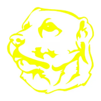 Polep vozidla Pes 104 levá Labrador (70 - Fluorescentní žlutá) SAMOLEPKA NA AUTO, NÁLEPKA, FÓLIE, POLEP, TUNING, VLASTNÍ TEXT, TISK, AUTOSAMOLEPKY.cz, POLEPY, OBRÁZEK, LOGO, 3D STICKERS