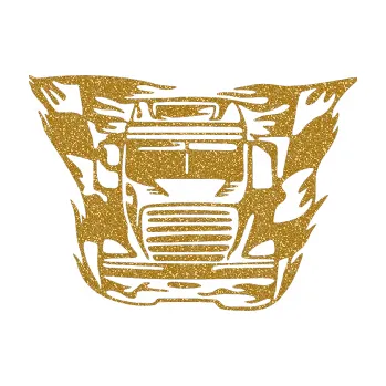 Samolepicí dekorace na vozidlo Kamion 001 nákladní auto (92 - Ultra Metalic zlatá) SAMOLEPKA NA AUTO, NÁLEPKA, FÓLIE, POLEP, TUNING, VLASTNÍ TEXT, TISK, AUTOSAMOLEPKY.cz, POLEPY, OBRÁZEK, LOGO, 3D STICKERS