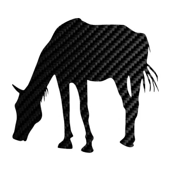 Samolepící dekorace SAMOLEPKA Kůň 008 levá (50 - 3D karbon černý) NA AUTO, NÁLEPKA, FÓLIE, POLEP, TUNING, VLASTNÍ TEXT, TISK, AUTOSAMOLEPKY.cz, POLEPY, OBRÁZEK, LOGO, SAMOLEPKY