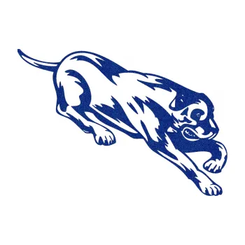 samolepka Pes 049 pravá (89 - Ultra Metalic modrá tmavá) SAMOLEPKA NA AUTO, NÁLEPKA, FÓLIE, POLEP, TUNING, VLASTNÍ TEXT, TISK, AUTOSAMOLEPKY.cz, POLEPY, OBRÁZEK, LOGO, 3D STICKERS