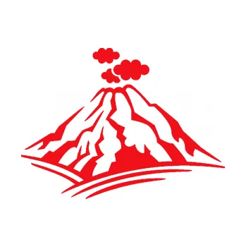 Samolepící dekorace SAMOLEPKA Krajina hory 018 pravá (10 - červená) NA AUTO, NÁLEPKA, FÓLIE, POLEP, TUNING, VLASTNÍ TEXT, TISK, AUTOSAMOLEPKY.cz, POLEPY, OBRÁZEK, LOGO, SAMOLEPKY