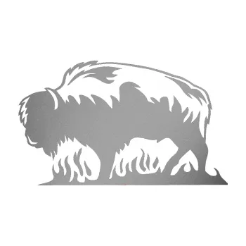 Samolepicí dekorace na vozidlo Animal flames 071 levá býk (42 - stříbrná metalíza) SAMOLEPKA NA AUTO, NÁLEPKA, FÓLIE, POLEP, TUNING, VLASTNÍ TEXT, TISK, AUTOSAMOLEPKY.cz, POLEPY, OBRÁZEK, LOGO, 3D STICKERS