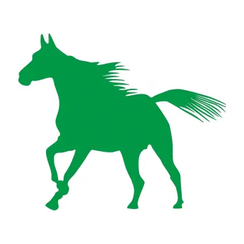 Samolepící dekorace Kůň 010 levá (12 - zelená) SAMOLEPKA NA AUTO, NÁLEPKA, FÓLIE, POLEP, TUNING, VLASTNÍ TEXT, TISK, AUTOSAMOLEPKY.cz, POLEPY, OBRÁZEK, LOGO, 3D STICKERS