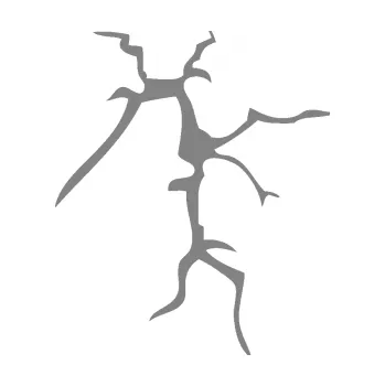 Samolepící dekorace SAMOLEPKA Prasklina 002 (17 - šedá) NA AUTO, NÁLEPKA, FÓLIE, POLEP, TUNING, VLASTNÍ TEXT, TISK, AUTOSAMOLEPKY.cz, POLEPY, OBRÁZEK, LOGO, SAMOLEPKY