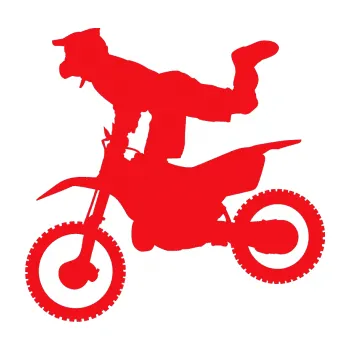 Samolepící dekorace SAMOLEPKA Motorka 038 levá motokros freestyle (10 - červená) NA AUTO, NÁLEPKA, FÓLIE, POLEP, TUNING, VLASTNÍ TEXT, TISK, AUTOSAMOLEPKY.cz, POLEPY, OBRÁZEK, LOGO, SAMOLEPKY