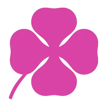 Samolepící dekorace Čtyřlístek 001 levá (16 - růžová) SAMOLEPKA NA AUTO, NÁLEPKA, FÓLIE, POLEP, TUNING, VLASTNÍ TEXT, TISK, AUTOSAMOLEPKY.cz, POLEPY, OBRÁZEK, LOGO, 3D STICKERS