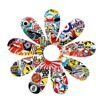 Samolepící dekorace Kopretina 001 (83 - Sticker bomb) SAMOLEPKA NA AUTO, NÁLEPKA, FÓLIE, POLEP, TUNING, VLASTNÍ TEXT, TISK, AUTOSAMOLEPKY.cz, POLEPY, OBRÁZEK, LOGO, 3D STICKERS