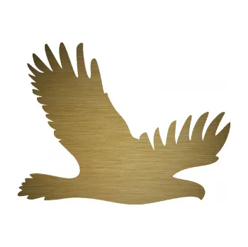 Samolepící dekorace Dravec na sklo 004 pravá (64 - škrábaný kov zlatý) SAMOLEPKA NA AUTO, NÁLEPKA, FÓLIE, POLEP, TUNING, VLASTNÍ TEXT, TISK, AUTOSAMOLEPKY.cz, POLEPY, OBRÁZEK, LOGO, 3D STICKERS