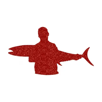 Polep vozidla SAMOLEPKA NA AUTO Rybář 006 levá (86 - Ultra Metalic červená) NÁLEPKA, FÓLIE, POLEP, TUNING, VLASTNÍ TEXT, TISK, AUTOSAMOLEPKY.cz, POLEPY, OBRÁZEK, LOGO, SAMOLEPKY