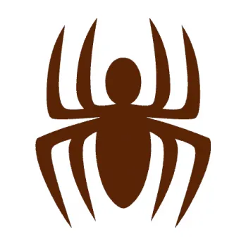 Samolepící dekorace SAMOLEPKA Pavouk 005 (15 - hnědá) NA AUTO, NÁLEPKA, FÓLIE, POLEP, TUNING, VLASTNÍ TEXT, TISK, AUTOSAMOLEPKY.cz, POLEPY, OBRÁZEK, LOGO, SAMOLEPKY