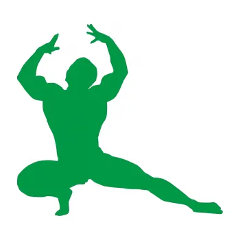 Polep vozidla Kulturista 009 pravá (12 - zelená) SAMOLEPKA NA AUTO, NÁLEPKA, FÓLIE, POLEP, TUNING, VLASTNÍ TEXT, TISK, AUTOSAMOLEPKY.cz, POLEPY, OBRÁZEK, LOGO, 3D STICKERS