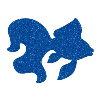 Polep vozidla SAMOLEPKA NA AUTO Ryba 019 pravá závojnatka (88 - Ultra Metalic modrá) NÁLEPKA, FÓLIE, POLEP, TUNING, VLASTNÍ TEXT, TISK, AUTOSAMOLEPKY.cz, POLEPY, OBRÁZEK, LOGO, SAMOLEPKY