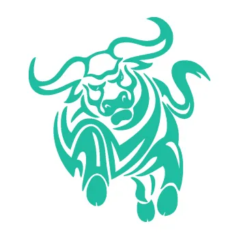 Samolepící dekorace Býk 007 levá (25 - tyrkysová) SAMOLEPKA NA AUTO, NÁLEPKA, FÓLIE, POLEP, TUNING, VLASTNÍ TEXT, TISK, AUTOSAMOLEPKY.cz, POLEPY, OBRÁZEK, LOGO, 3D STICKERS