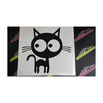 Samolepící dekorace Kočička 001 pravá (10 - červená) SAMOLEPKA NA AUTO, NÁLEPKA, FÓLIE, POLEP, TUNING, VLASTNÍ TEXT, TISK, AUTOSAMOLEPKY.cz, POLEPY, OBRÁZEK, LOGO, 3D STICKERS