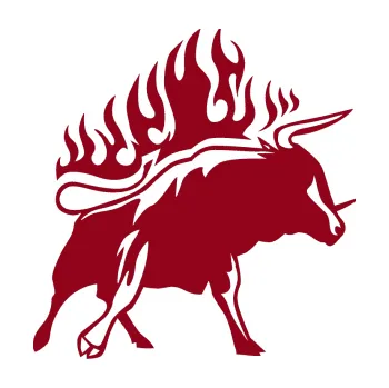 Samolepicí dekorace na vozidlo Animal flames 055 pravá býk (07 - bordó vínová) SAMOLEPKA NA AUTO, NÁLEPKA, FÓLIE, POLEP, TUNING, VLASTNÍ TEXT, TISK, AUTOSAMOLEPKY.cz, POLEPY, OBRÁZEK, LOGO, 3D STICKERS