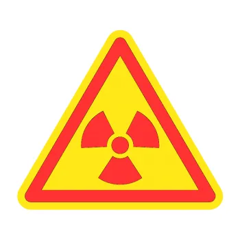 samolepka Radioactive barevný trojúhelník (02 - světle červená) SAMOLEPKA NA AUTO, NÁLEPKA, FÓLIE, POLEP, TUNING, VLASTNÍ TEXT, TISK, AUTOSAMOLEPKY.cz, POLEPY, OBRÁZEK, LOGO, 3D STICKERS