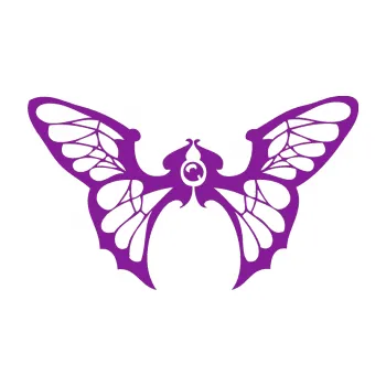 Samolepící dekorace SAMOLEPKA Motýl 001 levá (14 - fialová) NA AUTO, NÁLEPKA, FÓLIE, POLEP, TUNING, VLASTNÍ TEXT, TISK, AUTOSAMOLEPKY.cz, POLEPY, OBRÁZEK, LOGO, SAMOLEPKY