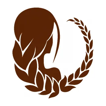 Samolepící dekorace SAMOLEPKA Panna 002 pravá (15 - hnědá) NA AUTO, NÁLEPKA, FÓLIE, POLEP, TUNING, VLASTNÍ TEXT, TISK, AUTOSAMOLEPKY.cz, POLEPY, OBRÁZEK, LOGO, SAMOLEPKY