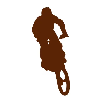 Samolepící dekorace SAMOLEPKA Motorka 013 pravá motokros (15 - hnědá) NA AUTO, NÁLEPKA, FÓLIE, POLEP, TUNING, VLASTNÍ TEXT, TISK, AUTOSAMOLEPKY.cz, POLEPY, OBRÁZEK, LOGO, SAMOLEPKY