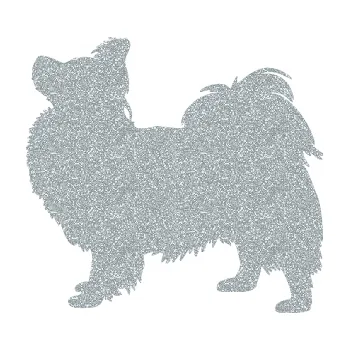 Polep vozidla SAMOLEPKA Pes 149 levá papillon (91 - Ultra Metalic stříbrná metalíza) NA AUTO, NÁLEPKA, FÓLIE, POLEP, TUNING, VLASTNÍ TEXT, TISK, AUTOSAMOLEPKY.cz, POLEPY, OBRÁZEK, LOGO, SAMOLEPKY