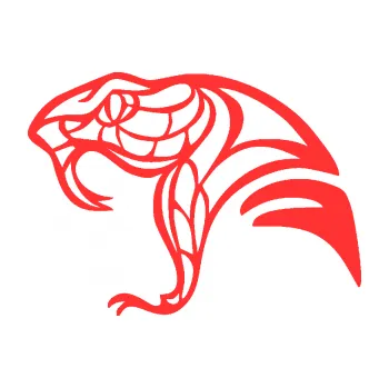 Samolepící dekorace Cobra 003 levá (02 - světle červená) SAMOLEPKA NA AUTO, NÁLEPKA, FÓLIE, POLEP, TUNING, VLASTNÍ TEXT, TISK, AUTOSAMOLEPKY.cz, POLEPY, OBRÁZEK, LOGO, 3D STICKERS