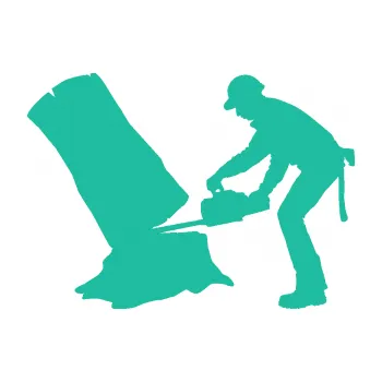 Samolepící dekorace SAMOLEPKA Dřevorubec 003 levá (25 - tyrkysová) NA AUTO, NÁLEPKA, FÓLIE, POLEP, TUNING, VLASTNÍ TEXT, TISK, AUTOSAMOLEPKY.cz, POLEPY, OBRÁZEK, LOGO, SAMOLEPKY