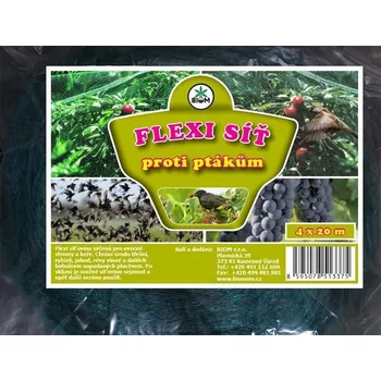 Síť proti ptákům Sítě proti ptákům 4 x 20 m, flexi"