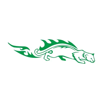 Samolepicí dekorace na vozidlo Animal flames 056 pravá puma (12 - zelená) SAMOLEPKA NA AUTO, NÁLEPKA, FÓLIE, POLEP, TUNING, VLASTNÍ TEXT, TISK, AUTOSAMOLEPKY.cz, POLEPY, OBRÁZEK, LOGO, 3D STICKERS