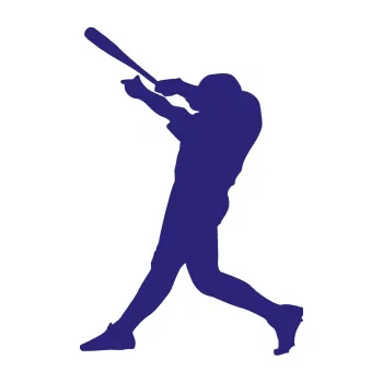Autodoplněk Samolepka na auto Baseball 011 levá (22 - střední modrá) NÁLEPKA, FÓLIE, POLEPY, TUNING, VLASTNÍ TEXT, TISK, AUTOSAMOLEPKY.cz, SAMOLEPKY, OBRÁZEK, LOGO, VÝROBA, PRODEJ