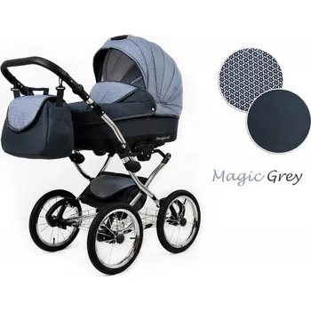Kočárek Kombinovaný kočárek Raf-Pol Baby Lux Margaret Chrome ALU 2023 Magic Grey