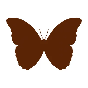 Samolepící dekorace Motýl 008 (15 - hnědá) SAMOLEPKA NA AUTO, NÁLEPKA, FÓLIE, POLEP, TUNING, VLASTNÍ TEXT, TISK, AUTOSAMOLEPKY.cz, POLEPY, OBRÁZEK, LOGO, 3D STICKERS