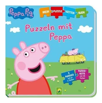 První čtění Peppa Pig - Puzzeln mit Peppa