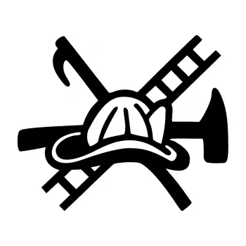 Samolepící dekorace SAMOLEPKA Hasič 005 pravá (01 - černá) NA AUTO, NÁLEPKA, FÓLIE, POLEP, TUNING, VLASTNÍ TEXT, TISK, AUTOSAMOLEPKY.cz, POLEPY, OBRÁZEK, LOGO, SAMOLEPKY