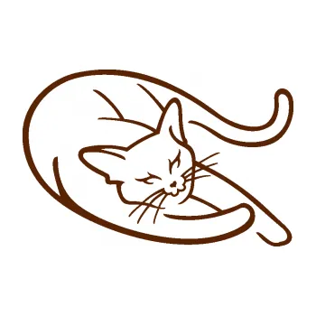 Samolepící dekorace SAMOLEPKA Kočka 022 pravá (15 - hnědá) NA AUTO, NÁLEPKA, FÓLIE, POLEP, TUNING, VLASTNÍ TEXT, TISK, AUTOSAMOLEPKY.cz, POLEPY, OBRÁZEK, LOGO, SAMOLEPKY