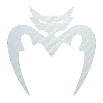 Samolepící dekorace SAMOLEPKA Netopýr 001 (51 - 3D karbon bílý) NA AUTO, NÁLEPKA, FÓLIE, POLEP, TUNING, VLASTNÍ TEXT, TISK, AUTOSAMOLEPKY.cz, POLEPY, OBRÁZEK, LOGO, SAMOLEPKY