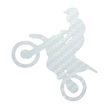 Samolepící dekorace SAMOLEPKA Motorka 024 levá motokros (51 - 3D karbon bílý) NA AUTO, NÁLEPKA, FÓLIE, POLEP, TUNING, VLASTNÍ TEXT, TISK, AUTOSAMOLEPKY.cz, POLEPY, OBRÁZEK, LOGO, SAMOLEPKY