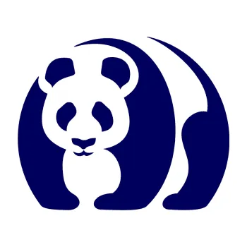 Samolepící dekorace SAMOLEPKA Panda 001 levá (23 - tmavě modrá) NA AUTO, NÁLEPKA, FÓLIE, POLEP, TUNING, VLASTNÍ TEXT, TISK, AUTOSAMOLEPKY.cz, POLEPY, OBRÁZEK, LOGO, SAMOLEPKY