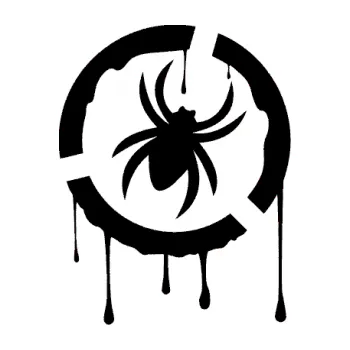 Samolepící dekorace Pavouk 001 - pravá (01 - černá) SAMOLEPKA NA AUTO, NÁLEPKA, FÓLIE, POLEP, TUNING, VLASTNÍ TEXT, TISK, AUTOSAMOLEPKY.cz, POLEPY, OBRÁZEK, LOGO, 3D STICKERS