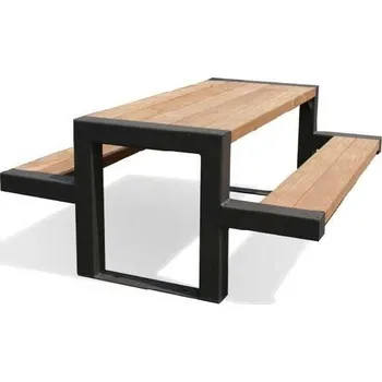 Zahradní sestava Set Fortuna - 1500mm, Palisandr, Černá komaxit ( RAL 9005 ), K přišroubování